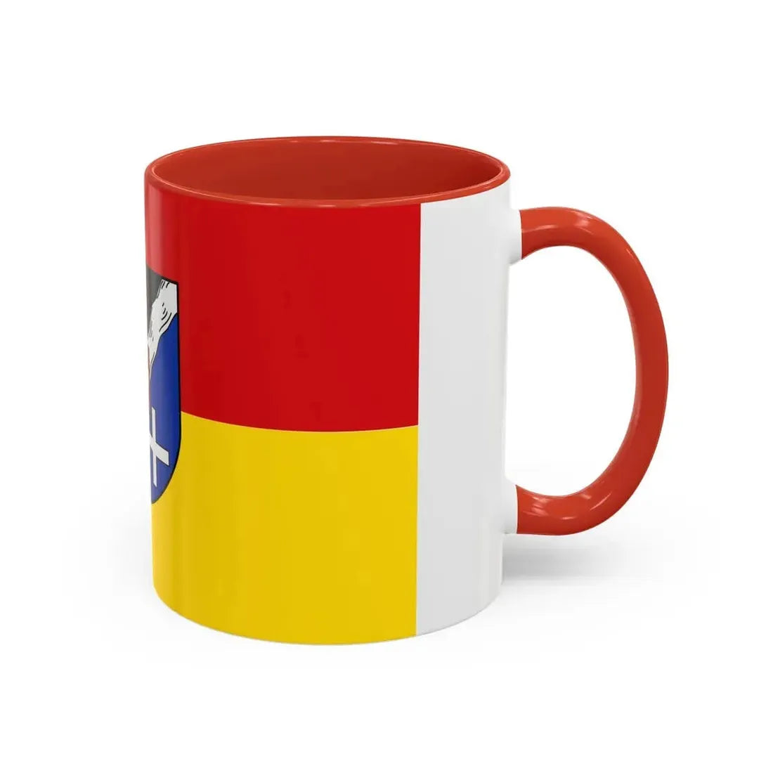 Flag of Rhein Pfalz Kreis Germany - Accent Coffee Mug - Go Mug Yourself