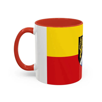 Flag of Rhein Pfalz Kreis Germany - Accent Coffee Mug - Go Mug Yourself