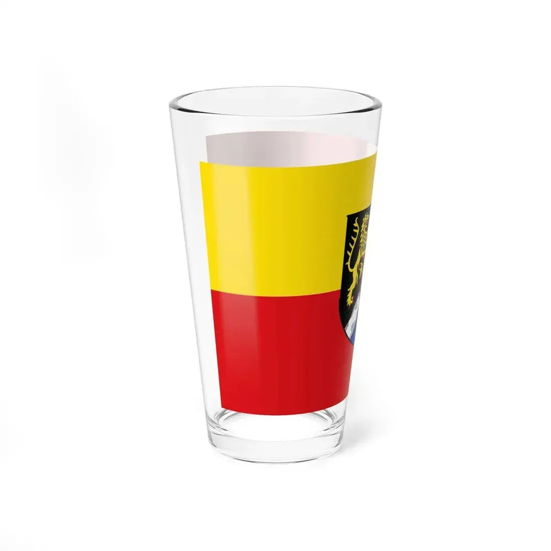Flag of Rhein Pfalz Kreis Germany - Pint Glass 16oz - Go Mug Yourself