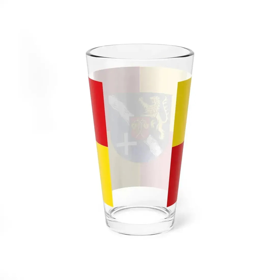 Flag of Rhein Pfalz Kreis Germany - Pint Glass 16oz - Go Mug Yourself