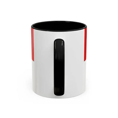 Flag of Rhein Sieg Kreis Germany - Accent Coffee Mug - Go Mug Yourself