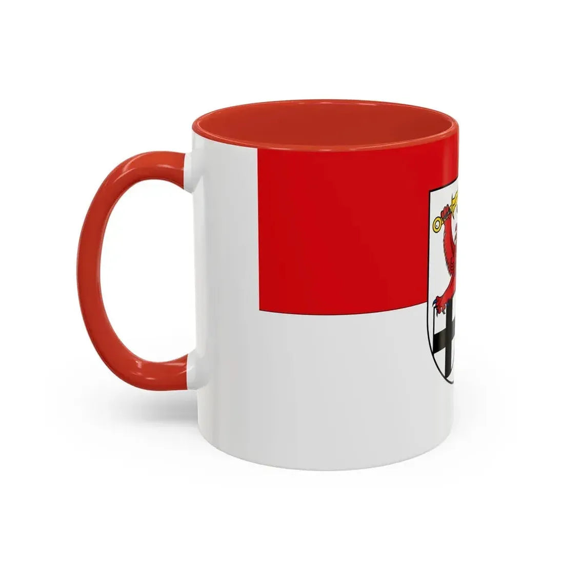 Flag of Rhein Sieg Kreis Germany - Accent Coffee Mug - Go Mug Yourself