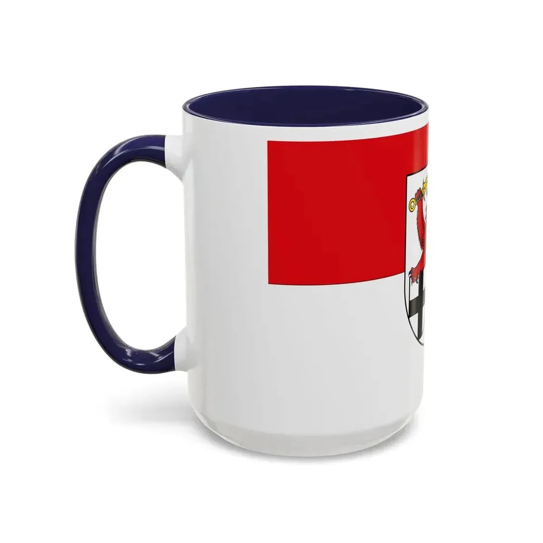 Flag of Rhein Sieg Kreis Germany - Accent Coffee Mug - Go Mug Yourself