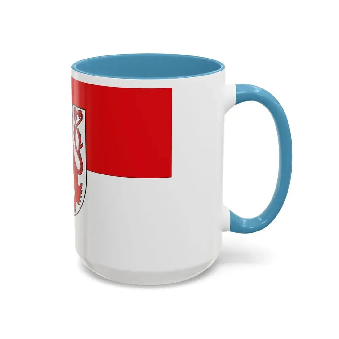 Flag of Rhein Sieg Kreis Germany - Accent Coffee Mug - Go Mug Yourself
