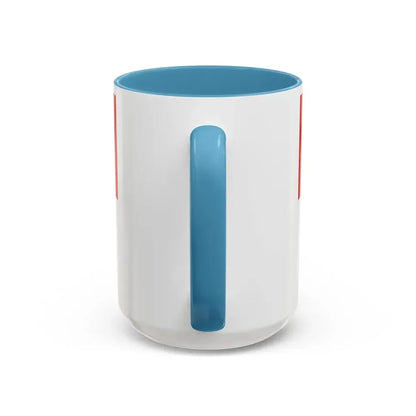 Flag of Rhein Sieg Kreis Germany - Accent Coffee Mug - Go Mug Yourself
