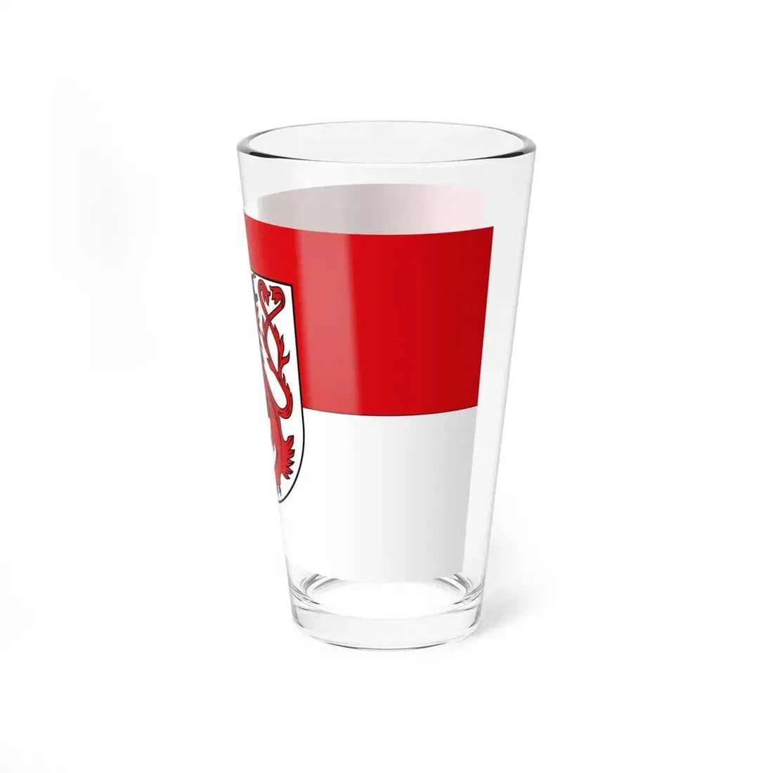 Flag of Rhein Sieg Kreis Germany - Pint Glass 16oz - Go Mug Yourself