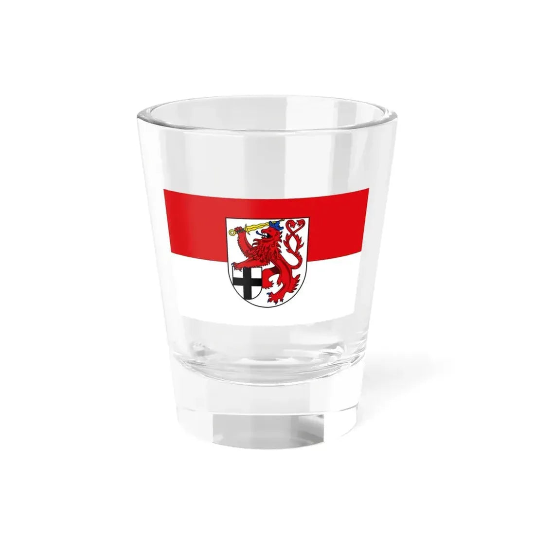 Flag of Rhein Sieg Kreis Germany - Shot Glass 1.5oz 1.5oz - Go Mug Yourself