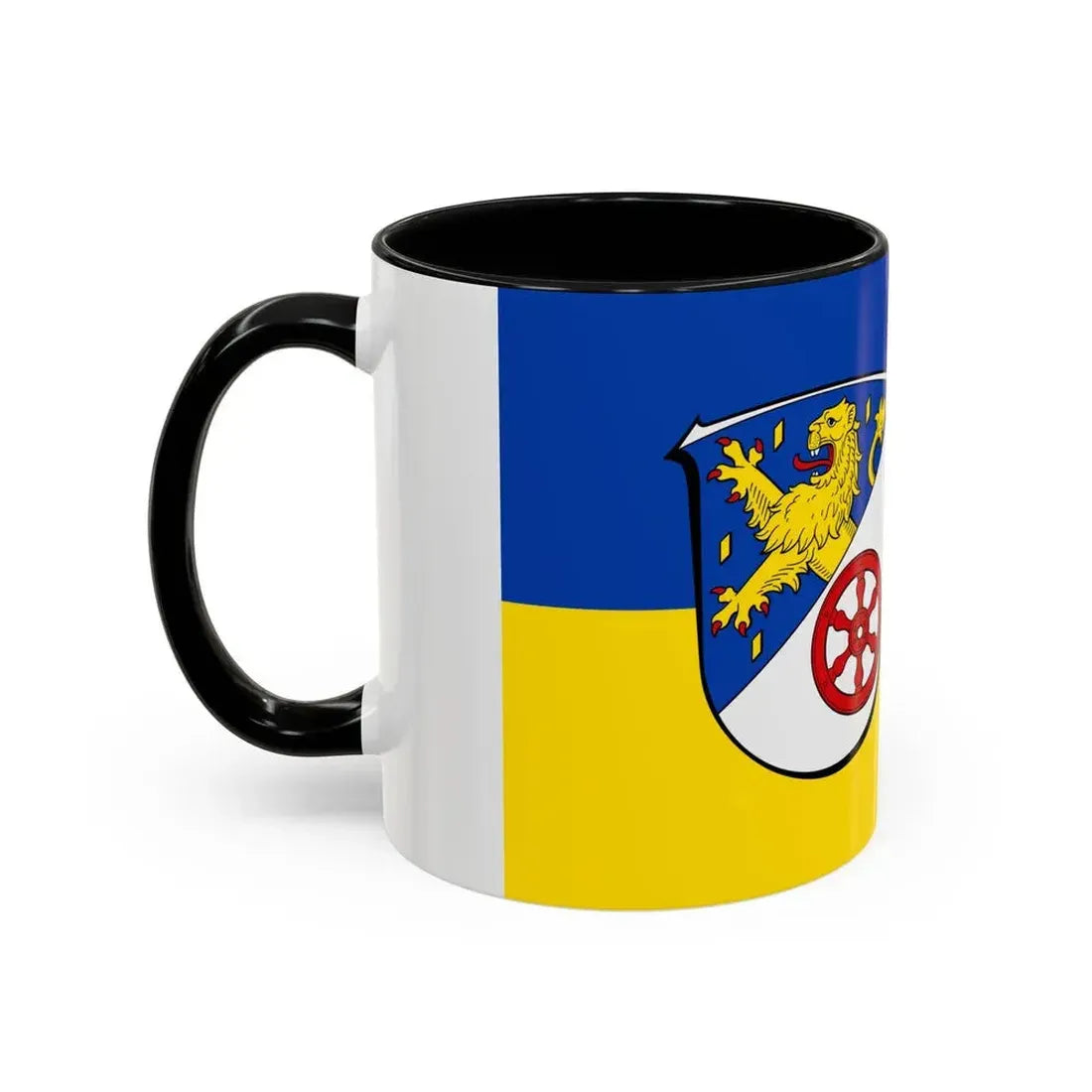 Flag of Rheingau Taunus Kreis Germany - Accent Coffee Mug - Go Mug Yourself
