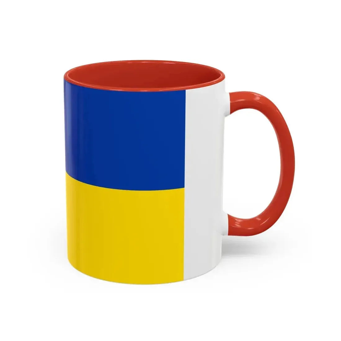 Flag of Rheingau Taunus Kreis Germany - Accent Coffee Mug - Go Mug Yourself