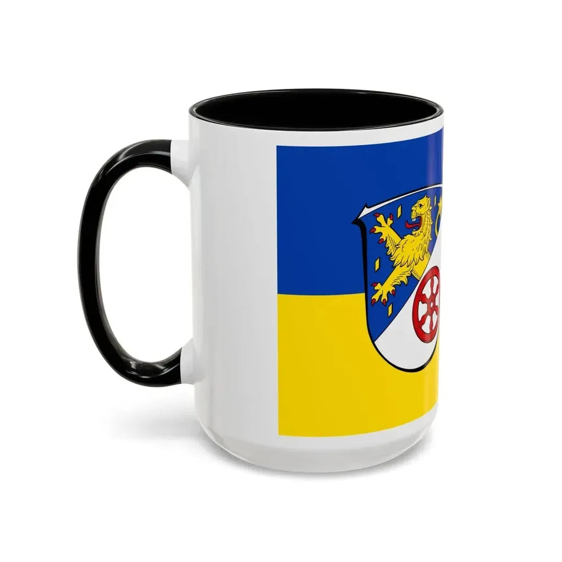 Flag of Rheingau Taunus Kreis Germany - Accent Coffee Mug - Go Mug Yourself