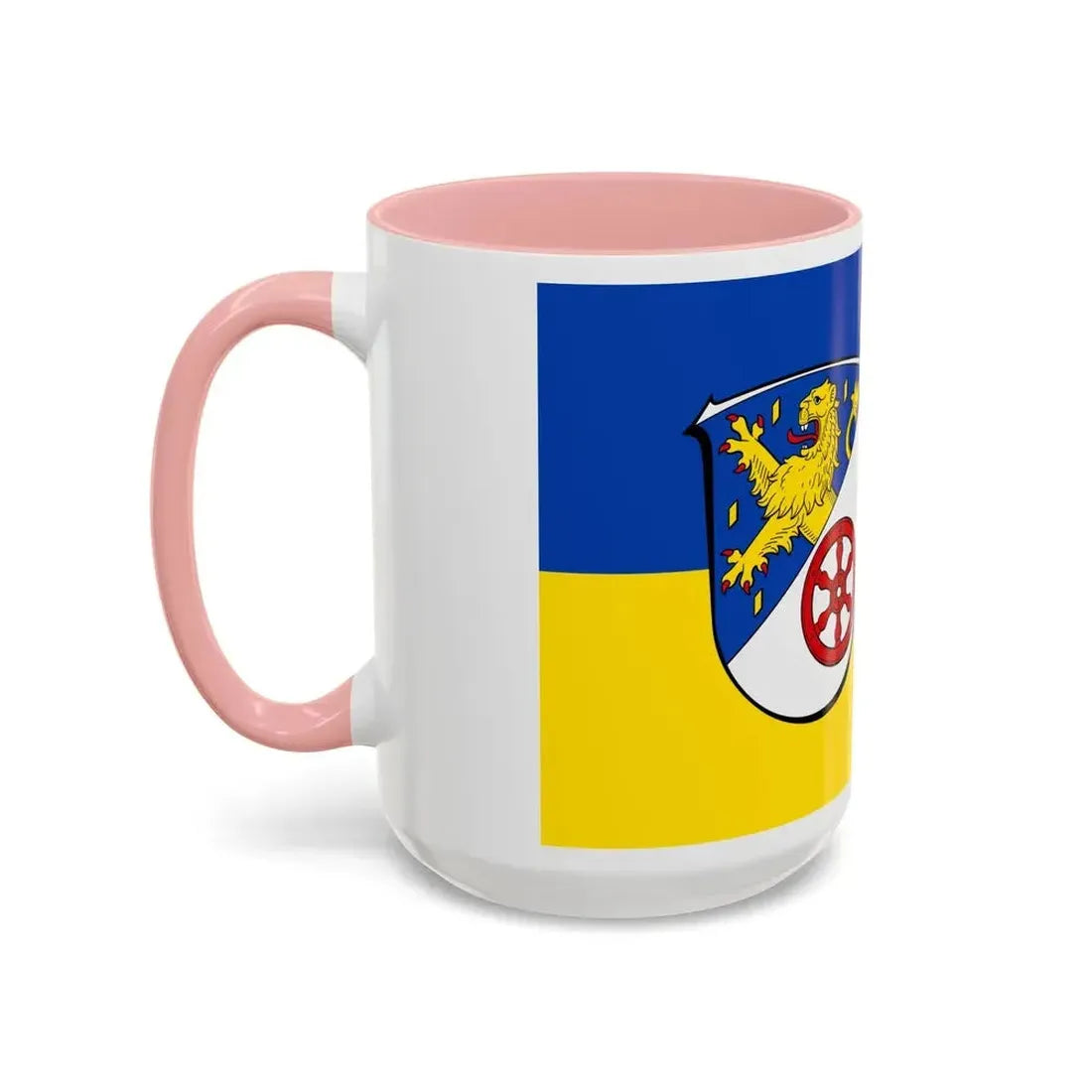 Flag of Rheingau Taunus Kreis Germany - Accent Coffee Mug - Go Mug Yourself