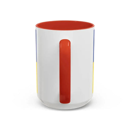 Flag of Rheingau Taunus Kreis Germany - Accent Coffee Mug - Go Mug Yourself