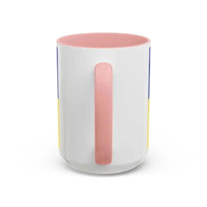 Flag of Rheingau Taunus Kreis Germany - Accent Coffee Mug - Go Mug Yourself