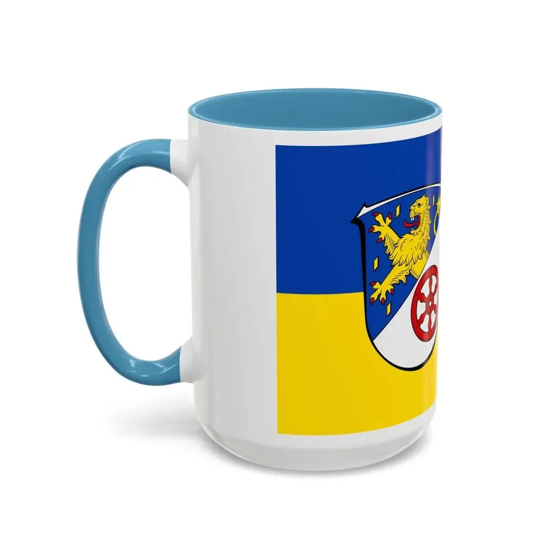 Flag of Rheingau Taunus Kreis Germany - Accent Coffee Mug - Go Mug Yourself