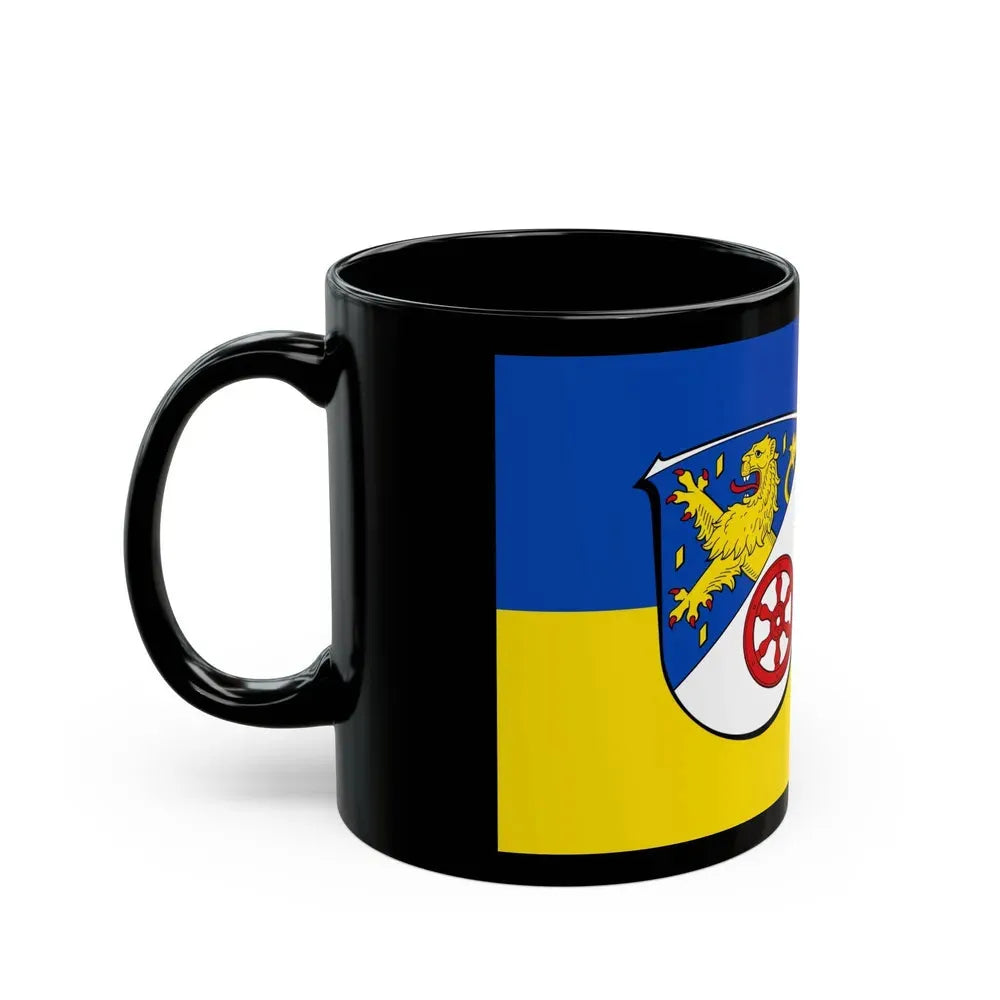 Flag of Rheingau Taunus Kreis Germany - Black Coffee Mug - Go Mug Yourself