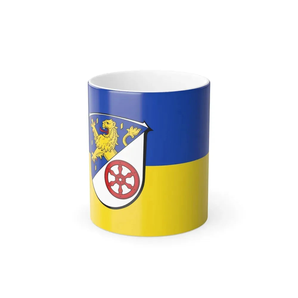 Flag of Rheingau Taunus Kreis Germany - Color Changing Coffee Mug 11oz - Go Mug Yourself