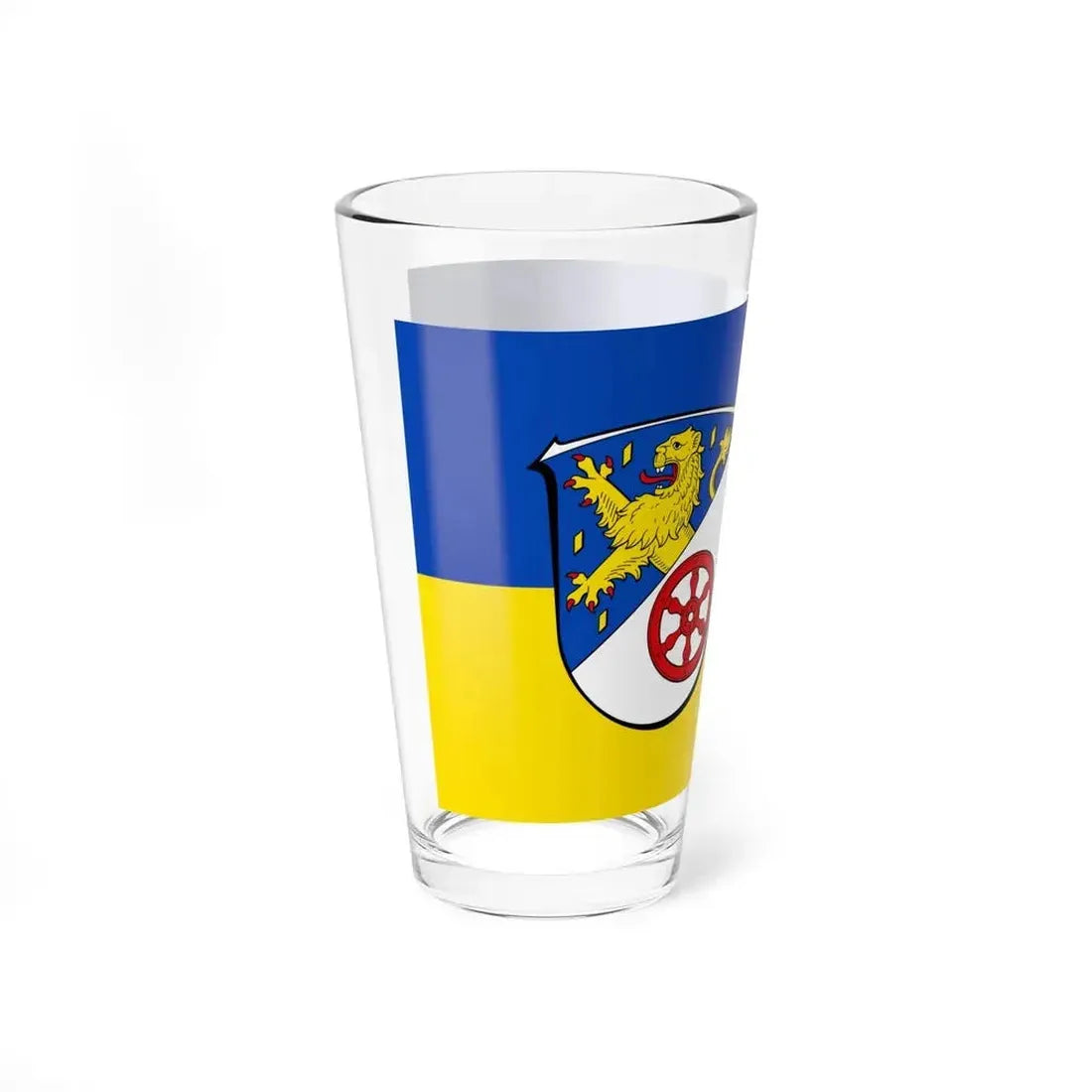 Flag of Rheingau Taunus Kreis Germany - Pint Glass 16oz - Go Mug Yourself
