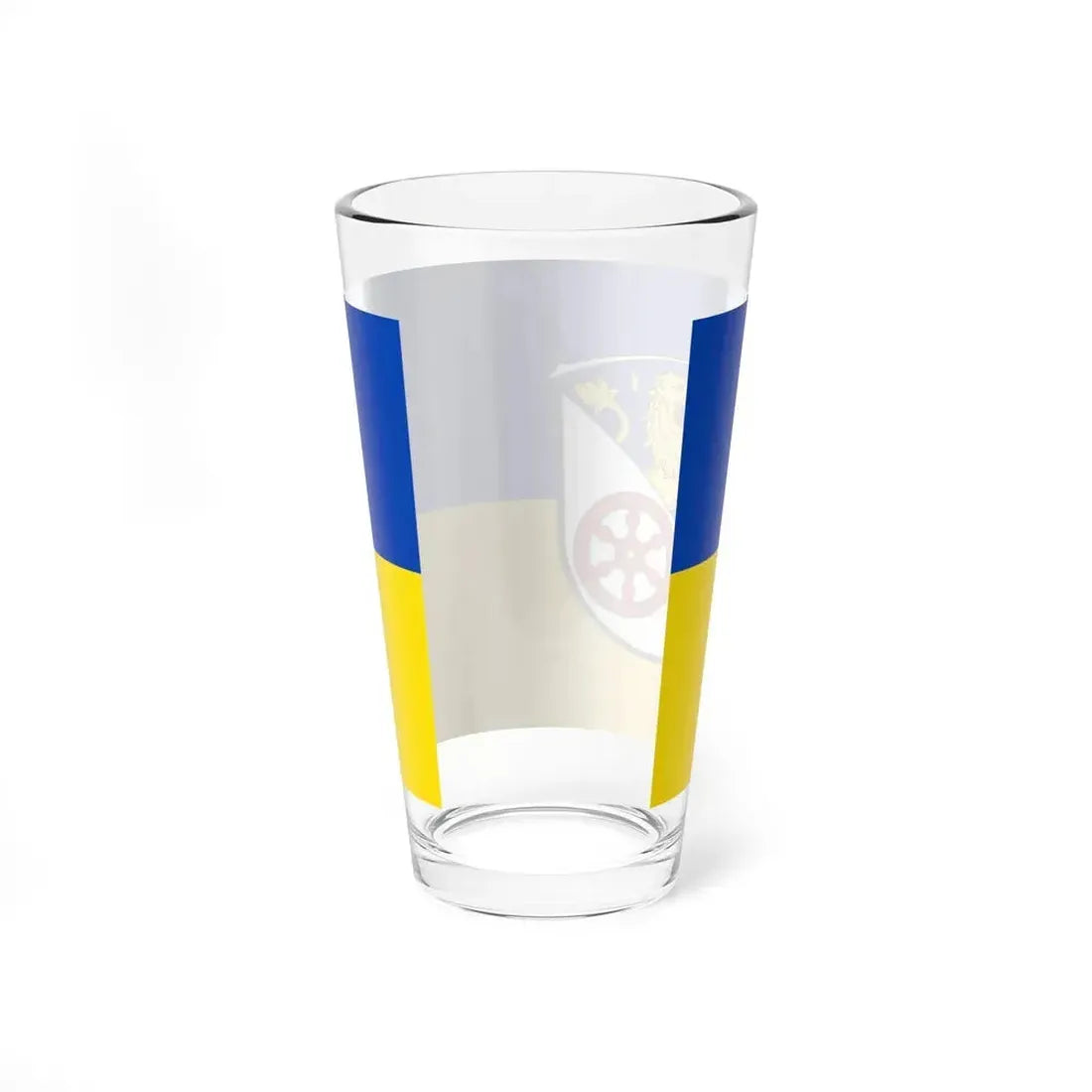 Flag of Rheingau Taunus Kreis Germany - Pint Glass 16oz - Go Mug Yourself