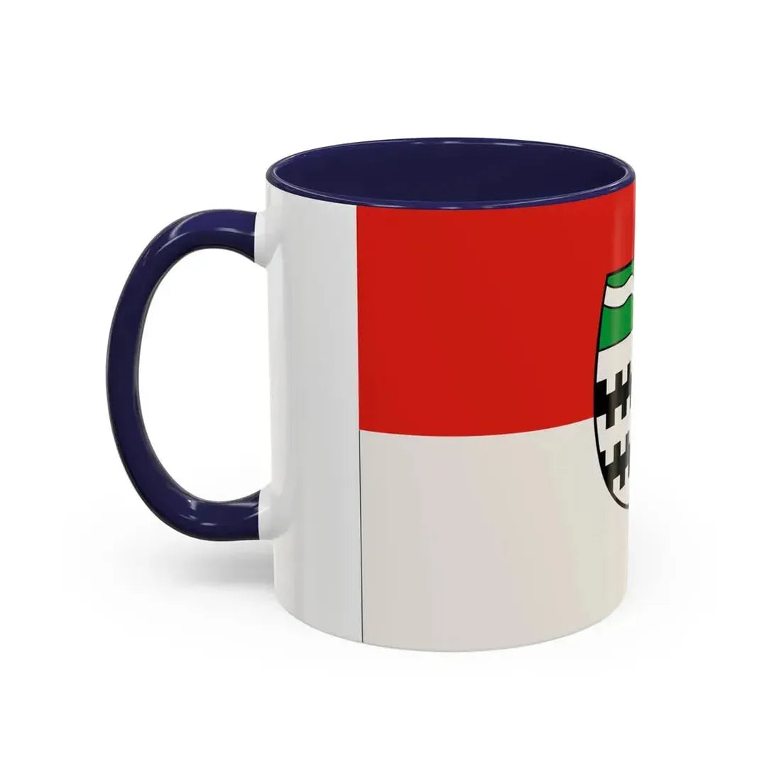 Flag of Rheinisch Bergischer Germany - Accent Coffee Mug - Go Mug Yourself