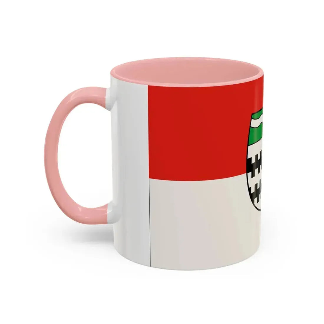 Flag of Rheinisch Bergischer Germany - Accent Coffee Mug - Go Mug Yourself