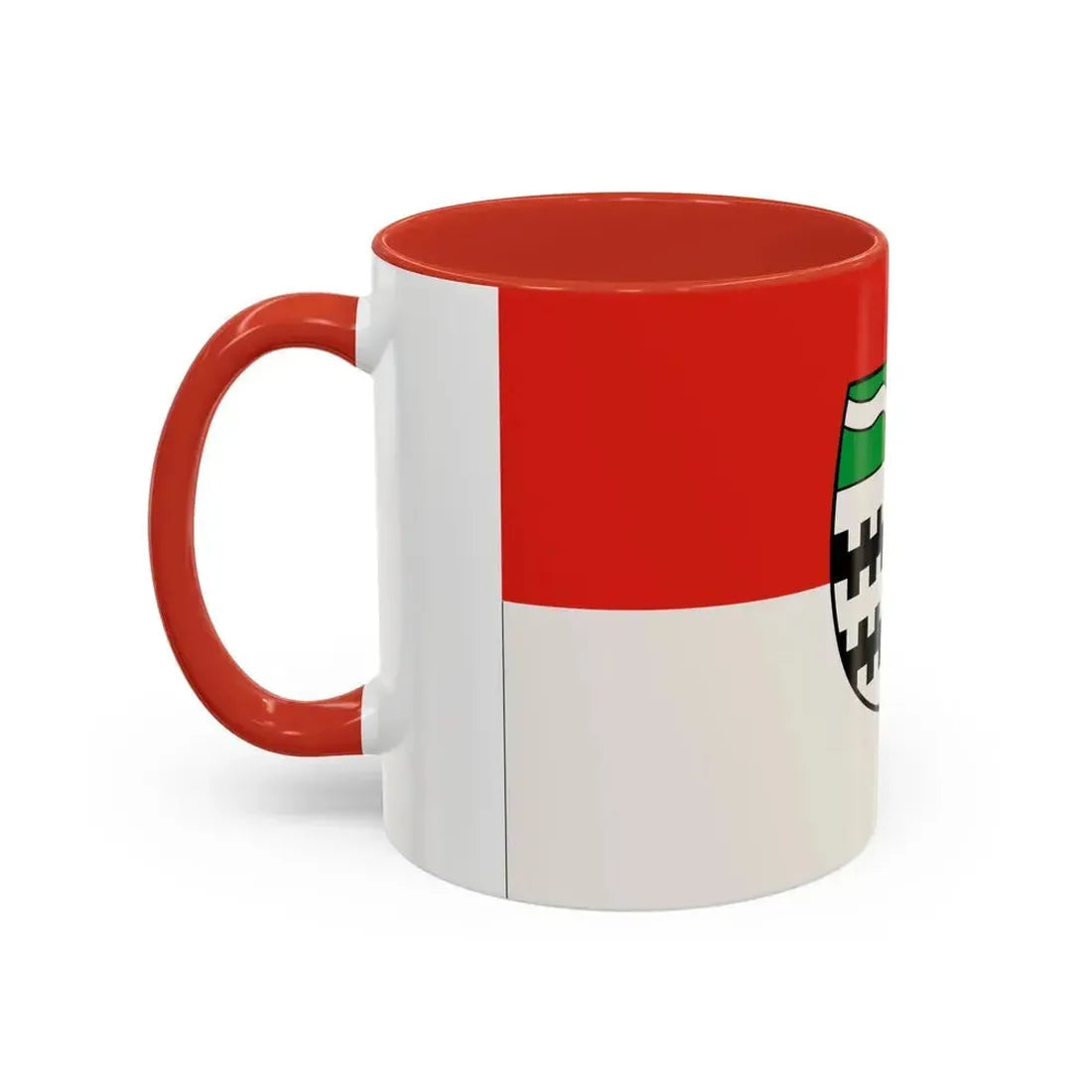 Flag of Rheinisch Bergischer Germany - Accent Coffee Mug - Go Mug Yourself