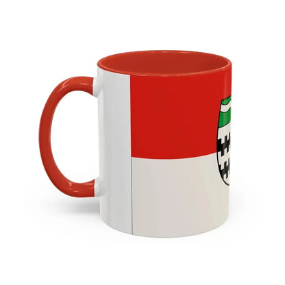 Flag of Rheinisch Bergischer Germany - Accent Coffee Mug - Go Mug Yourself