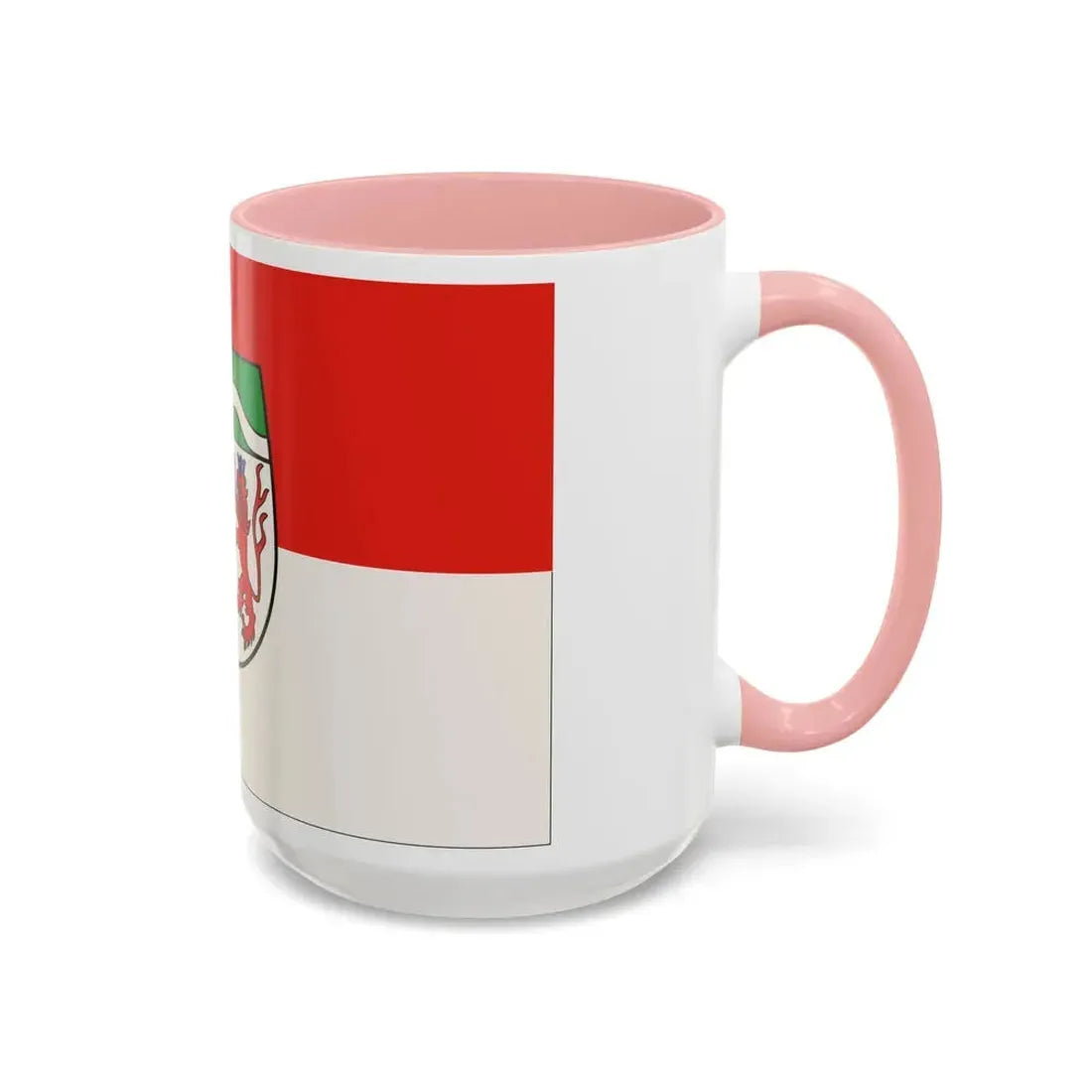 Flag of Rheinisch Bergischer Germany - Accent Coffee Mug - Go Mug Yourself
