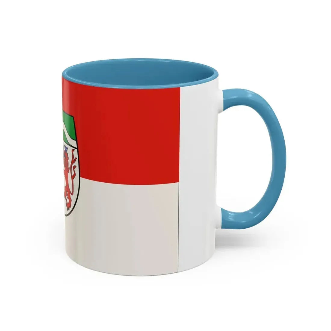 Flag of Rheinisch Bergischer Germany - Accent Coffee Mug - Go Mug Yourself