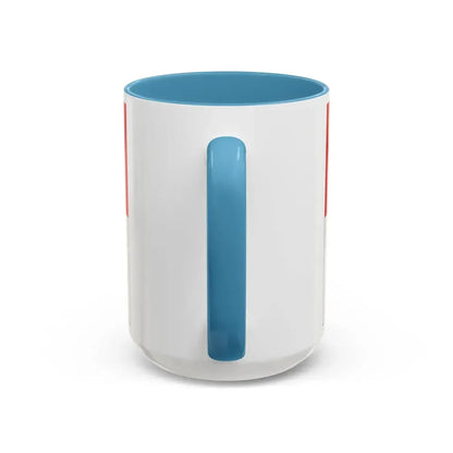 Flag of Rheinisch Bergischer Germany - Accent Coffee Mug - Go Mug Yourself