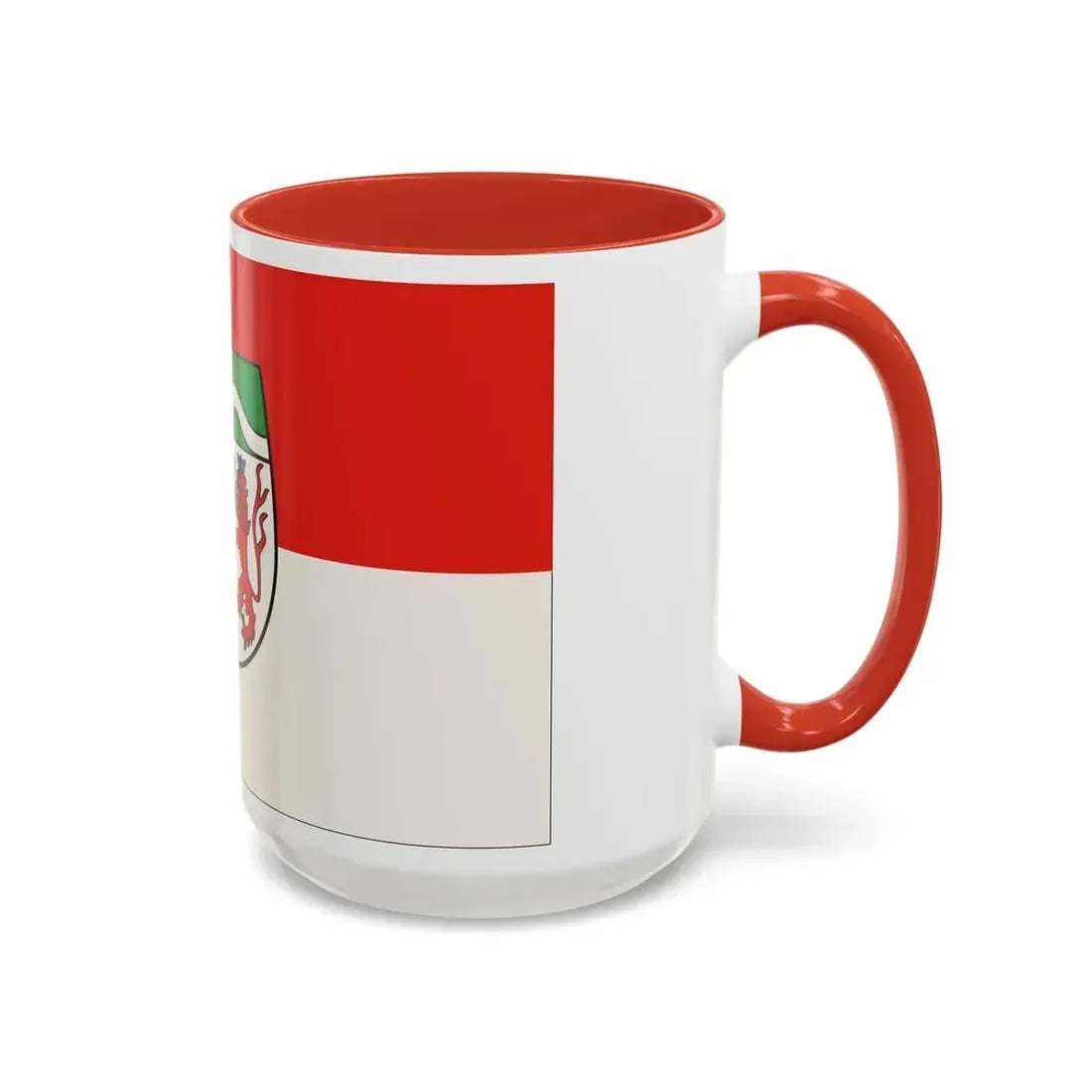 Flag of Rheinisch Bergischer Germany - Accent Coffee Mug - Go Mug Yourself
