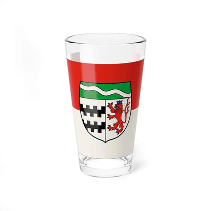 Flag of Rheinisch Bergischer Germany - Pint Glass 16oz 16oz - Go Mug Yourself