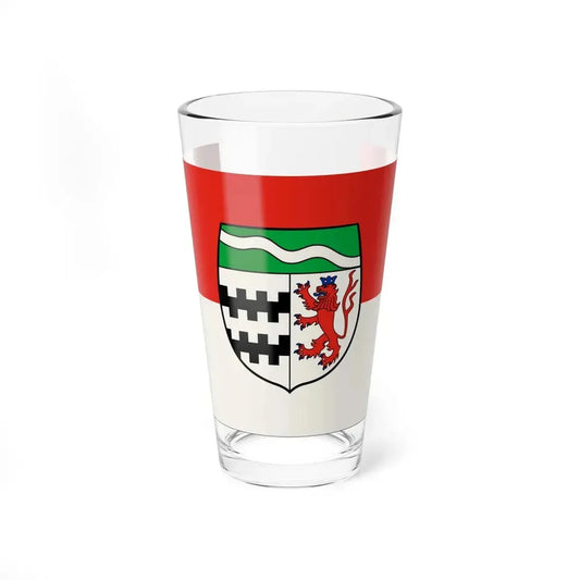Flag of Rheinisch Bergischer Germany - Pint Glass 16oz 16oz - Go Mug Yourself