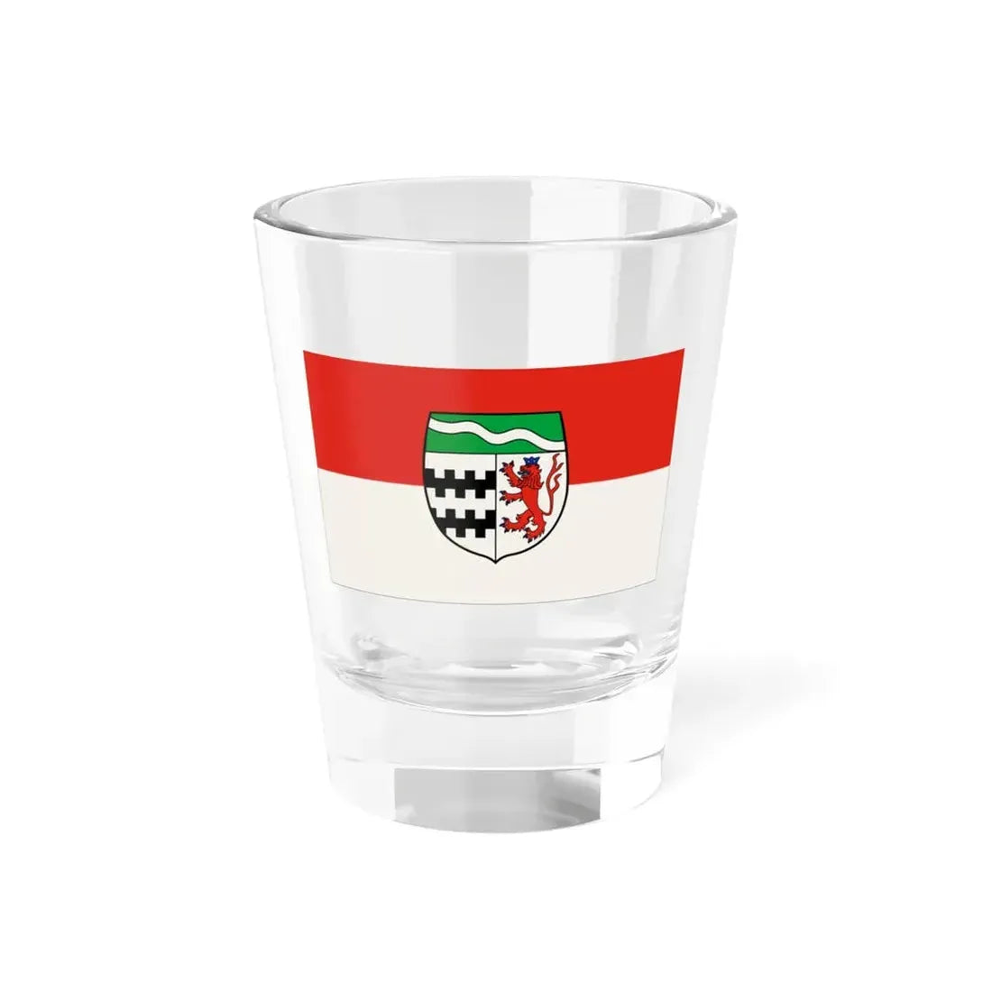 Flag of Rheinisch Bergischer Germany - Shot Glass 1.5oz 1.5oz - Go Mug Yourself