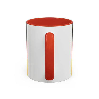 Flag of Rhineland Palatinate Germany - Accent Coffee Mug - Go Mug Yourself