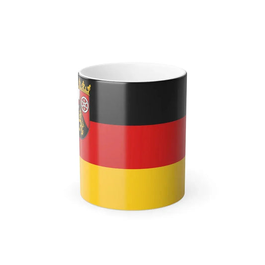 Flag of Rhineland Palatinate Germany - Color Changing Coffee Mug 11oz - Go Mug Yourself