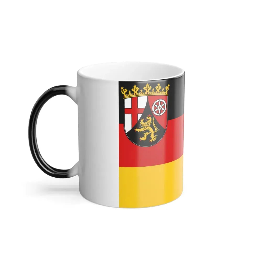 Flag of Rhineland Palatinate Germany - Color Changing Coffee Mug - Go Mug Yourself