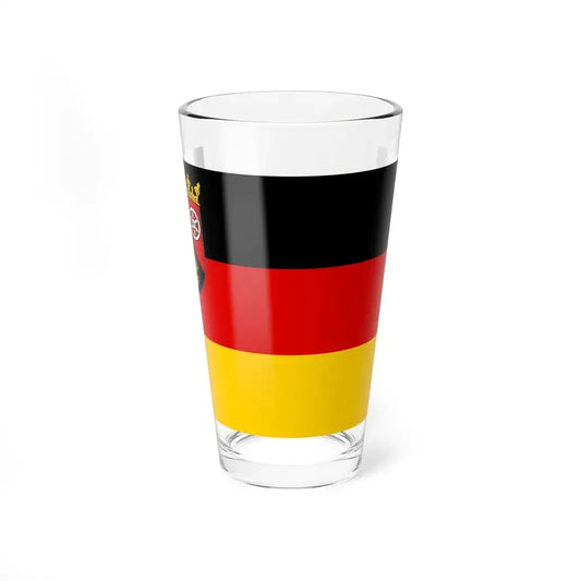Flag of Rhineland Palatinate Germany - Pint Glass 16oz 16oz - Go Mug Yourself