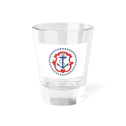 Flag of Rhode Island 1877-1882 (United States) Shot Glass 1.5oz 1.5oz - Go Mug Yourself