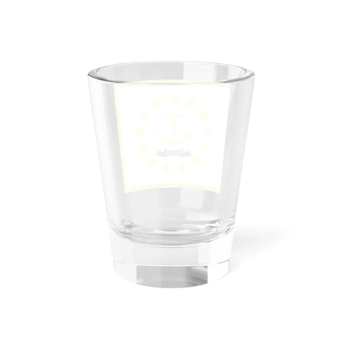 Flag of Rhode Island with fringe (United States) Shot Glass 1.5oz - Go Mug Yourself