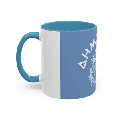 Flag of Rhodes Island Greece - Accent Coffee Mug - Go Mug Yourself