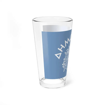 Flag of Rhodes Island Greece - Pint Glass 16oz - Go Mug Yourself