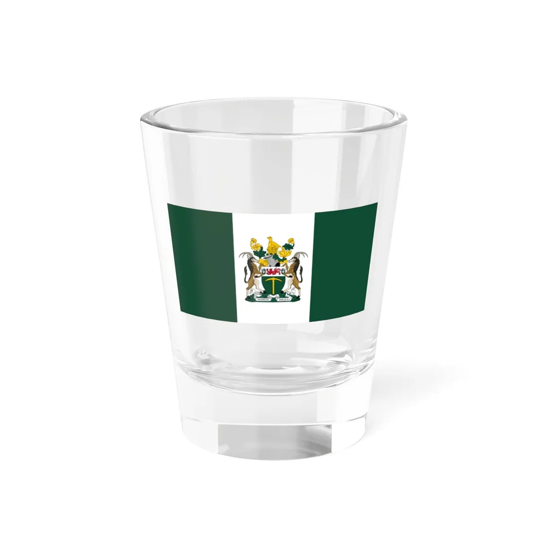 Flag of Rhodesia 1968-1979 (United Kingdom) Shot Glass 1.5oz 1.5oz - Go Mug Yourself