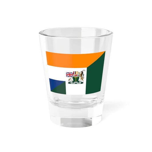 Flag of Rhodesia and South Africa 2 (South Africa) Shot Glass 1.5oz 1.5oz - Go Mug Yourself