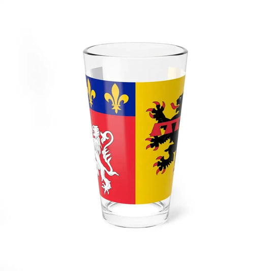 Flag of Rhone (France) Pint Glass 16oz 16oz - Go Mug Yourself