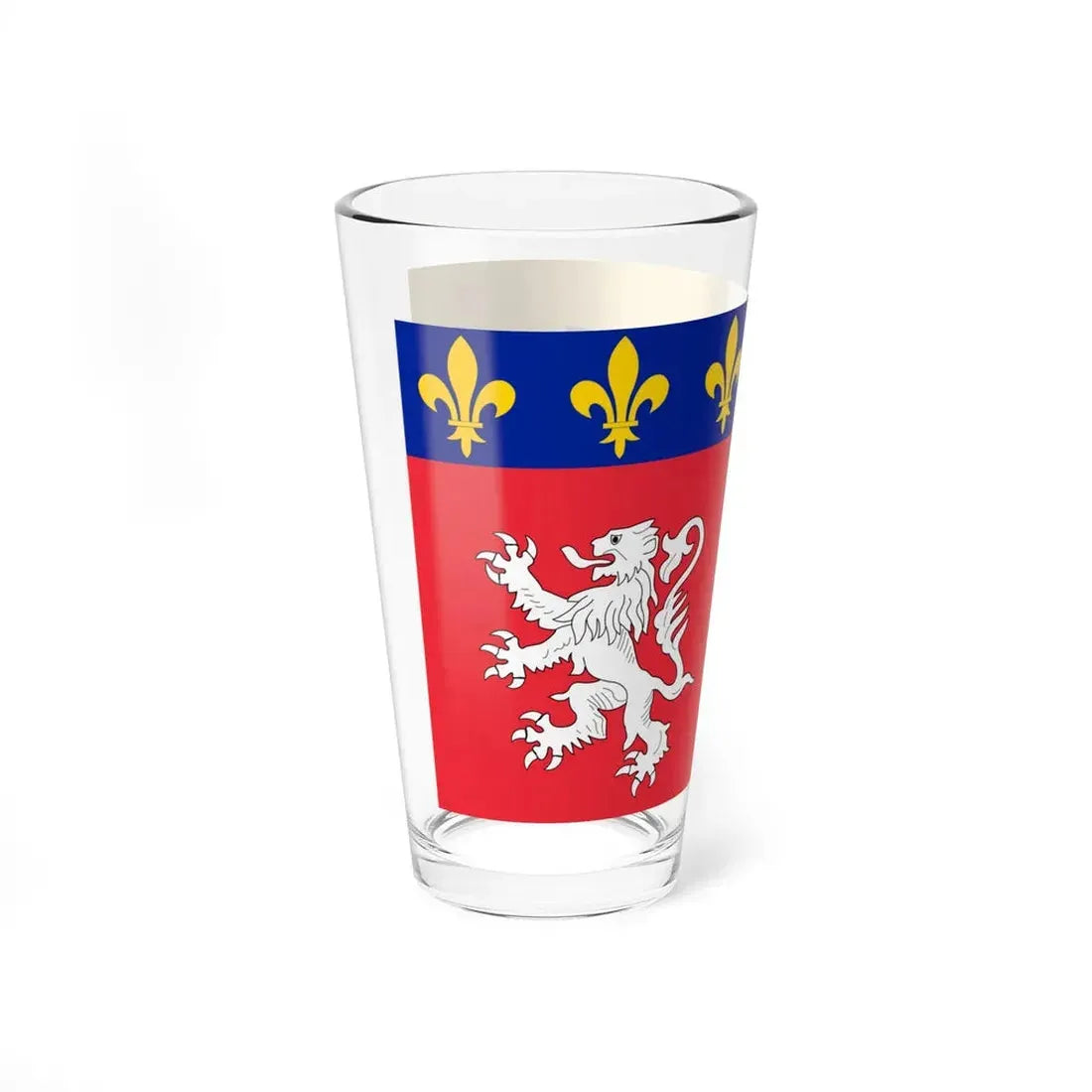 Flag of Rhone (France) Pint Glass 16oz - Go Mug Yourself
