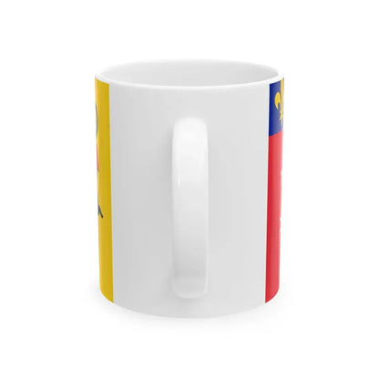 Flag of Rhone (France) White Coffee Mug - Go Mug Yourself