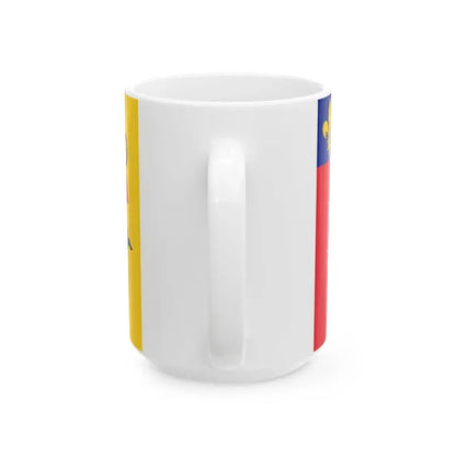Flag of Rhone (France) White Coffee Mug - Go Mug Yourself