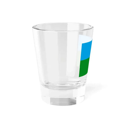 Flag of Riccione (Italy) Shot Glass 1.5oz - Go Mug Yourself
