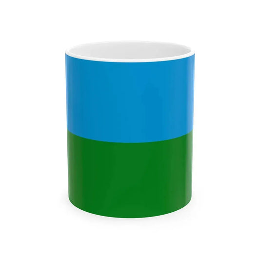 Flag of Riccione (Italy) White Coffee Mug 11oz - Go Mug Yourself