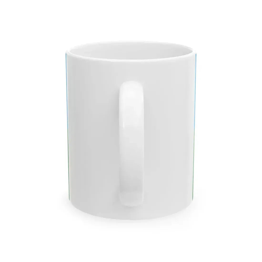 Flag of Riccione (Italy) White Coffee Mug - Go Mug Yourself